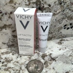 🍄6/$26 Vichy liftactiv retinol serum deep wrinkles travel NWT
